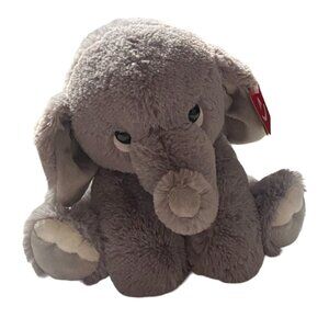 Aurora 'Lil Benny' The Elephant-Plush Stuffed Animal-Gray-Soft-9 in-NWT